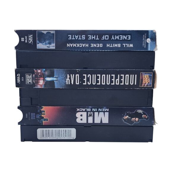Will Smith VHS Tape Lot of 3 Enemy of the State Independence Day Men in Black - Picture 4 of 6
